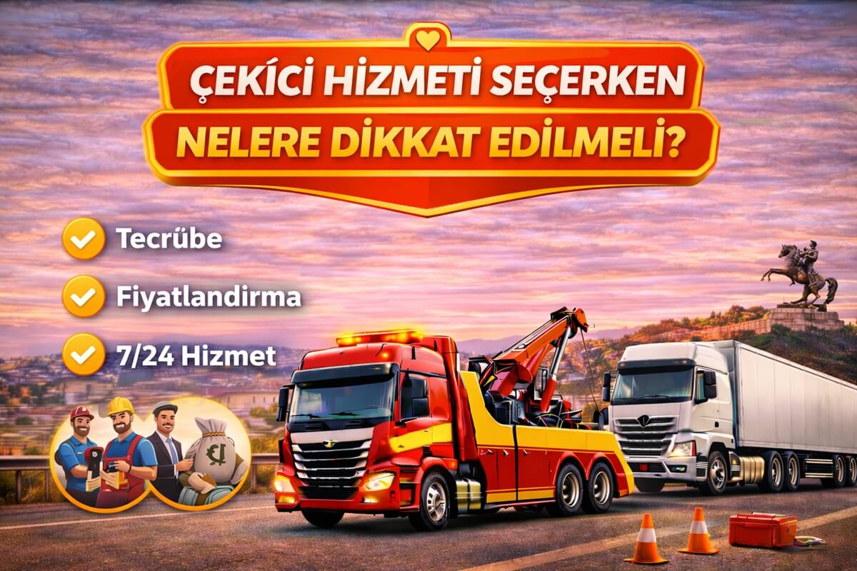 Çekici Hizmeti Seçerken Nelere Dikkat Edilmeli