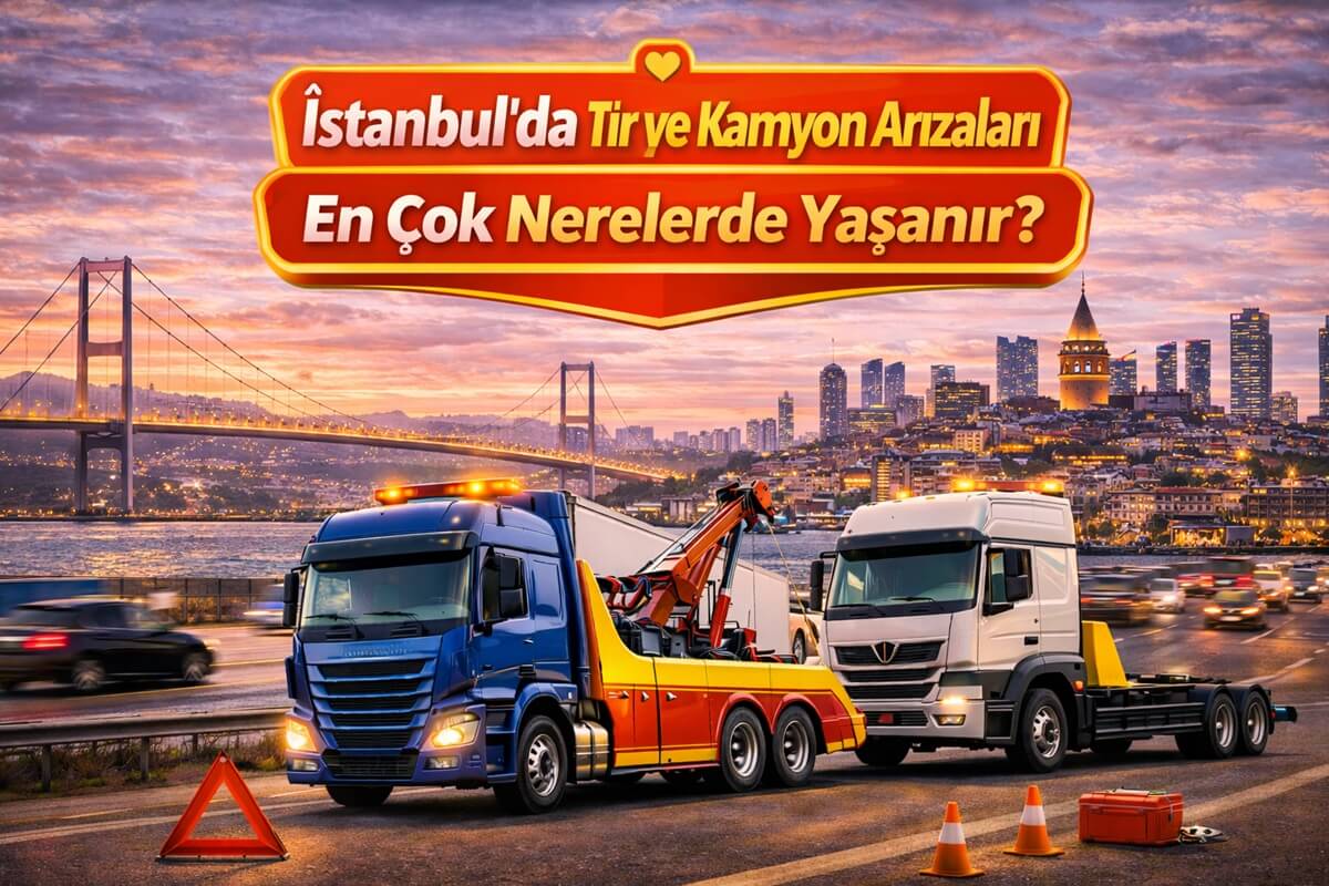 İstanbul’da Tır ve Kamyon Arızaları En Çok Nerelerde Yaşanır