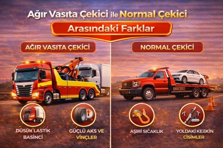 Ağır Vasıta Çekici ile Normal Çekici Arasındaki Farklar