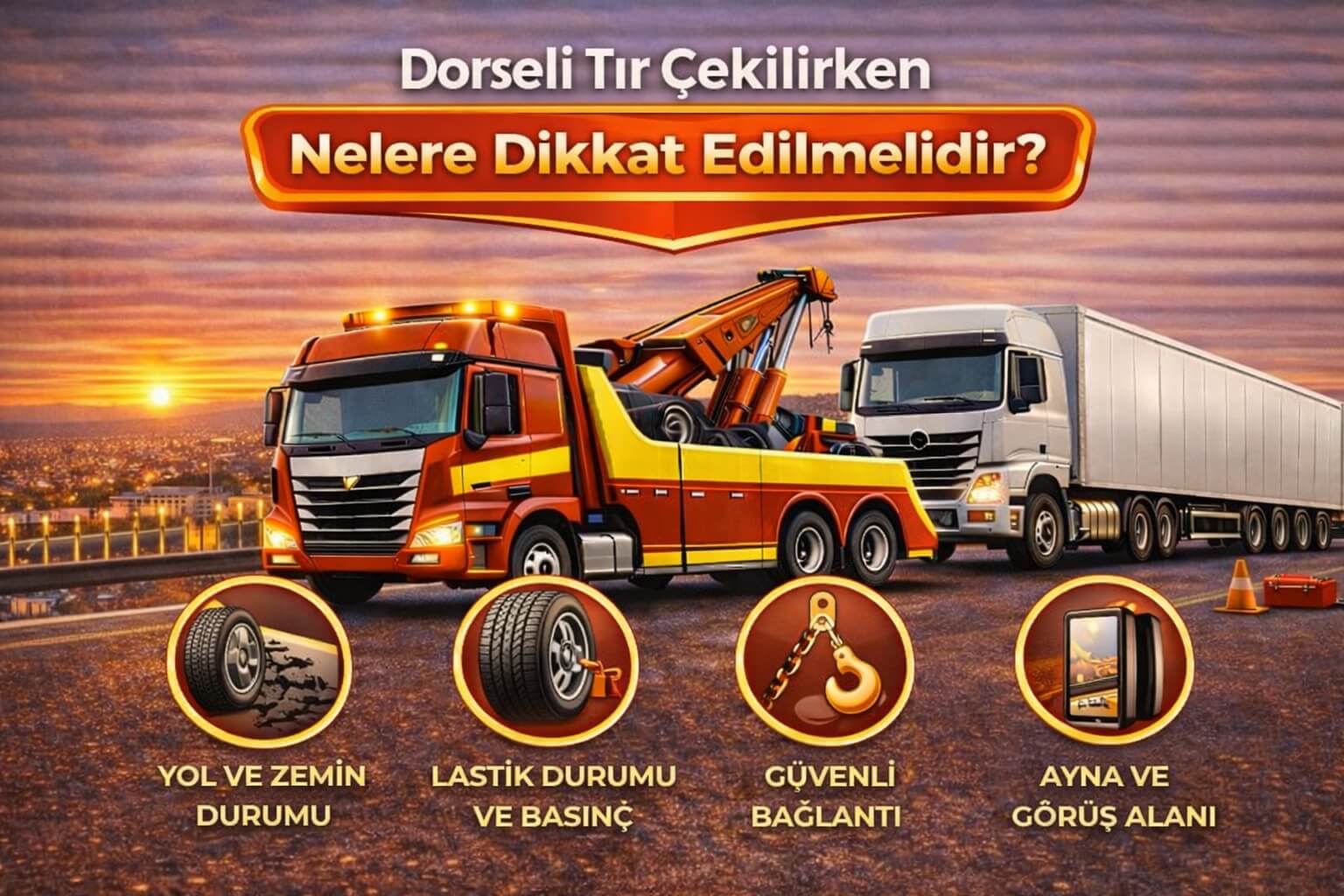 Dorseli Tır Çekilirken Nelere Dikkat Edilmelidir
