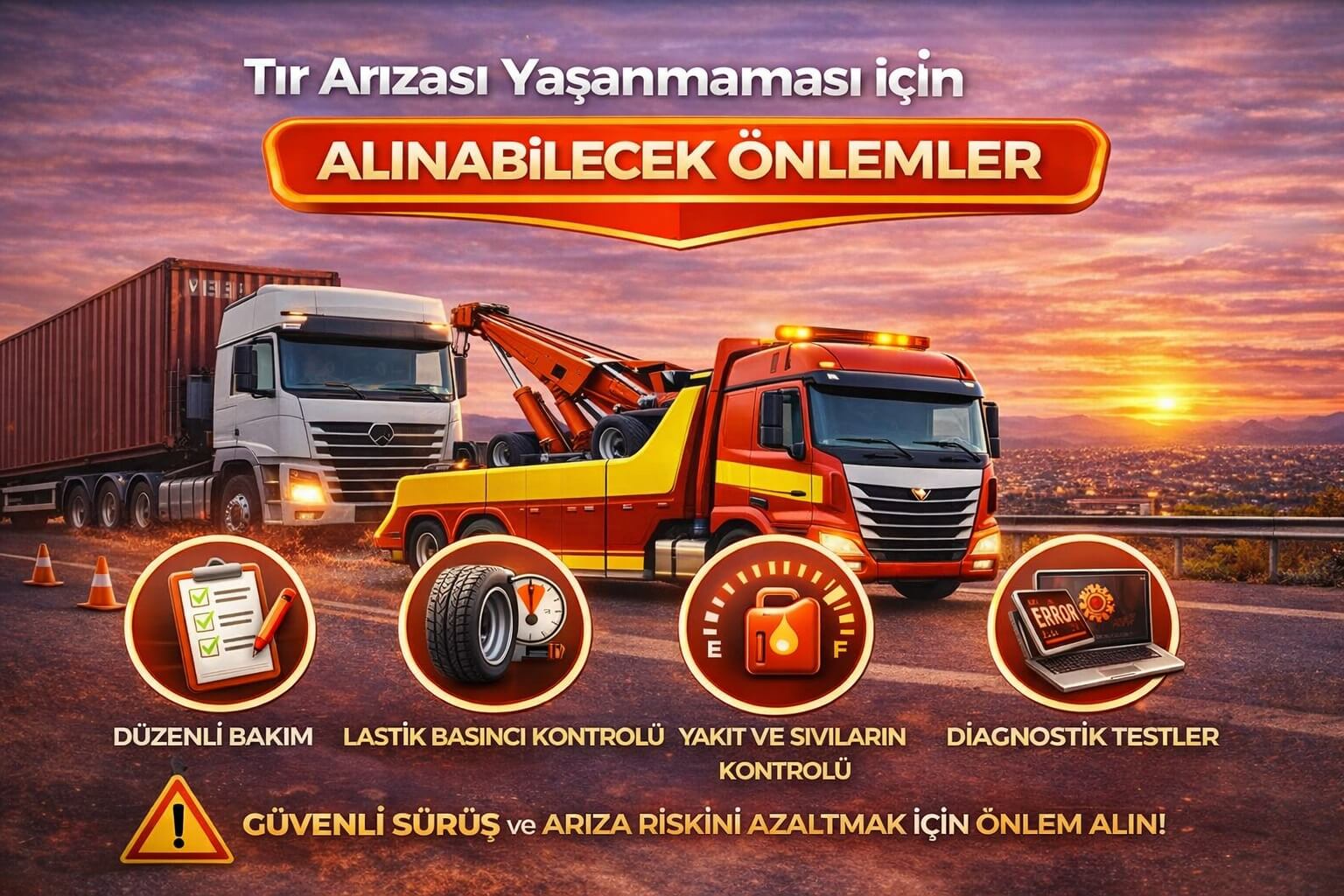 Tır Arızası Yaşanmaması İçin Alınabilecek Önlemler
