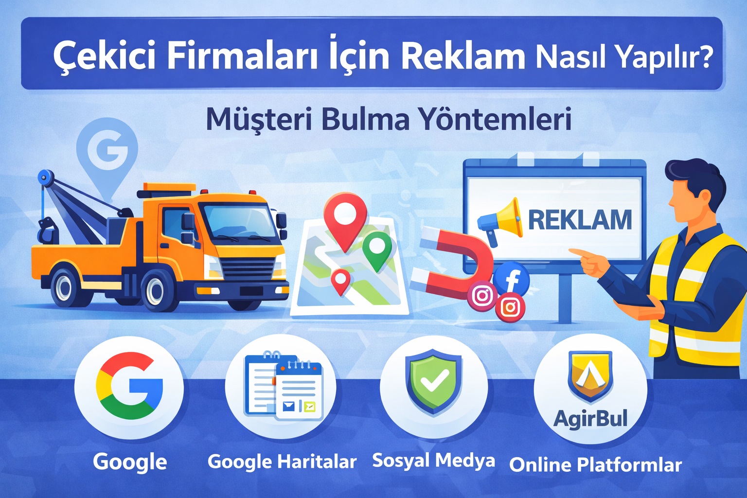 Çekici Firmaları İçin Reklam Nasıl Yapılır