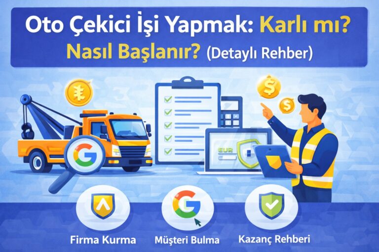 Oto Çekici İşi Yapmak